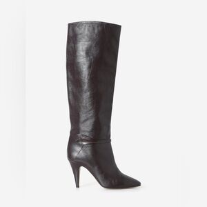 Celine Leather Knee-High Boots